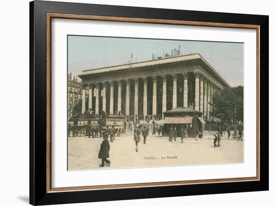 Paris Stock Exchange-null-Framed Art Print