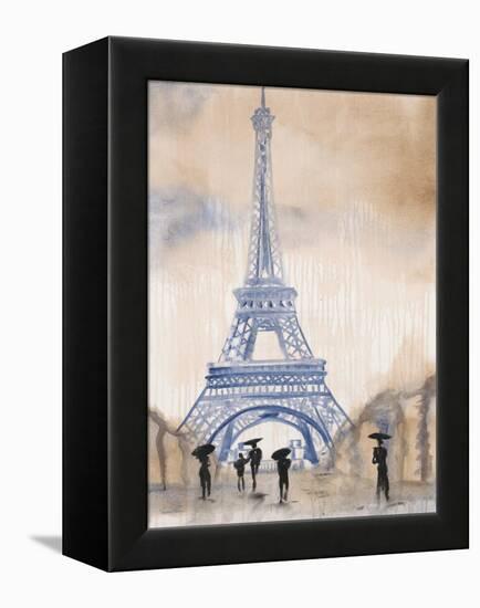 Paris Street 2-Madelaine Morris-Framed Stretched Canvas