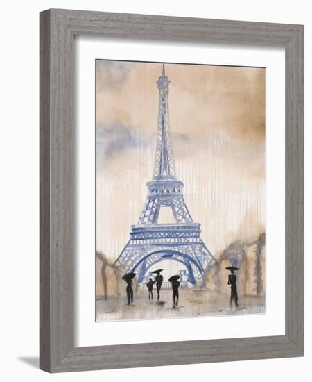 Paris Street 2-Madelaine Morris-Framed Art Print