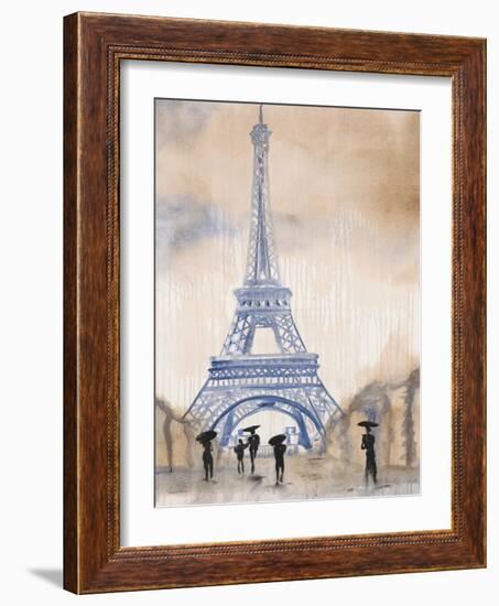 Paris Street 2-Madelaine Morris-Framed Art Print