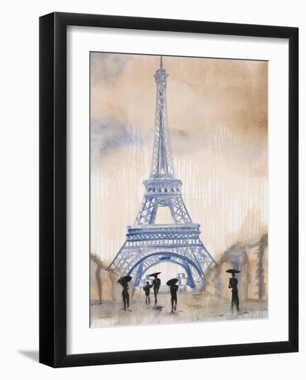Paris Street 2-Madelaine Morris-Framed Art Print