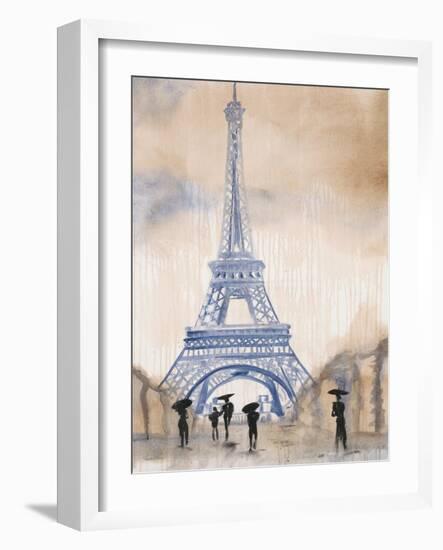 Paris Street 2-Madelaine Morris-Framed Art Print