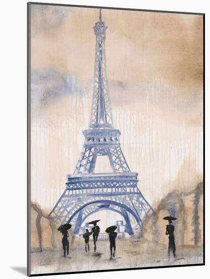 Paris Street 2-Madelaine Morris-Mounted Art Print