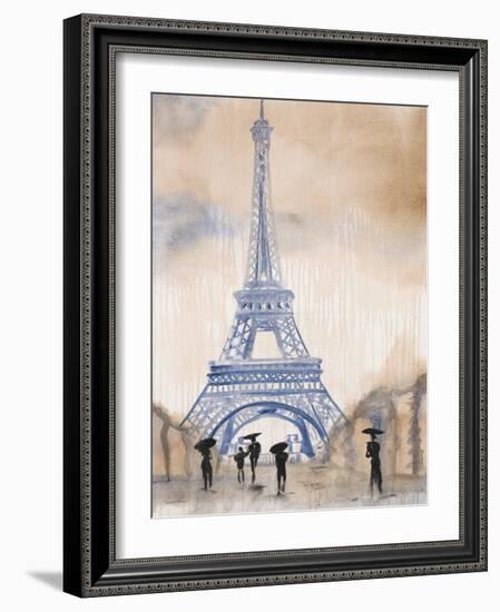 Paris Street 2-Madelaine Morris-Framed Art Print