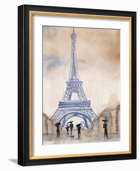 Paris Street 2-Madelaine Morris-Framed Art Print