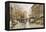 Paris Street in Autumn-Eugene Galien-Laloue-Framed Premier Image Canvas