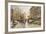 Paris Street in Autumn-Eugene Galien-Laloue-Framed Giclee Print