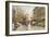 Paris Street in Autumn-Eugene Galien-Laloue-Framed Giclee Print