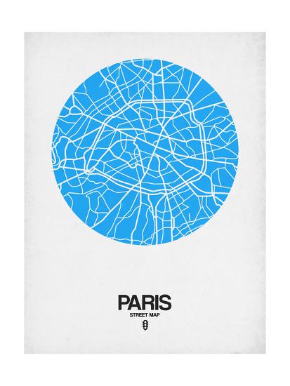 Paris Street Map Blue Art Print Naxart Art Com Paris Street Map Blue Art Print Naxart Art Com