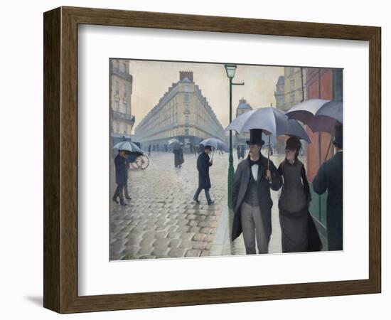 Paris Street, Rainy Day, 1877-Gustave Caillebotte-Framed Giclee Print