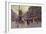 Paris Street Scene-Eugene Galien-Laloue-Framed Giclee Print