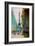 Paris Street-John Rivera-Framed Art Print