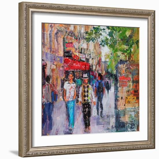 Paris Street-Sylvia Paul-Framed Giclee Print