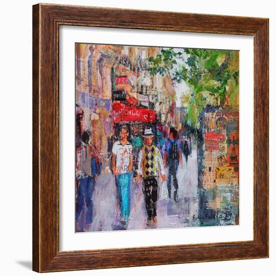 Paris Street-Sylvia Paul-Framed Giclee Print