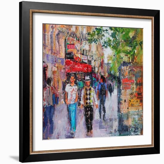 Paris Street-Sylvia Paul-Framed Giclee Print