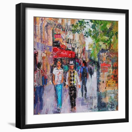 Paris Street-Sylvia Paul-Framed Giclee Print