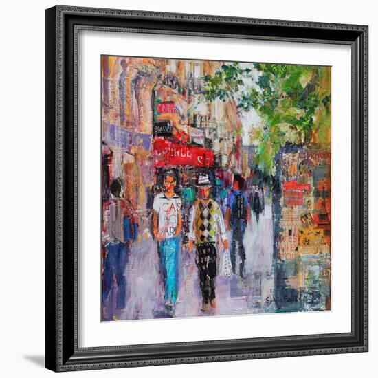 Paris Street-Sylvia Paul-Framed Giclee Print