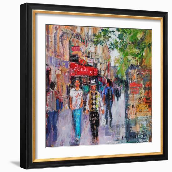 Paris Street-Sylvia Paul-Framed Giclee Print