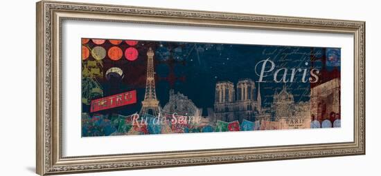 Paris Streets-Tom Frazier-Framed Giclee Print