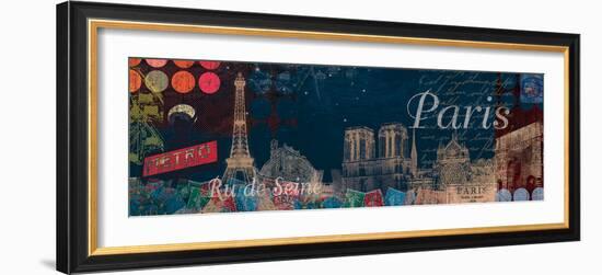 Paris Streets-Tom Frazier-Framed Giclee Print