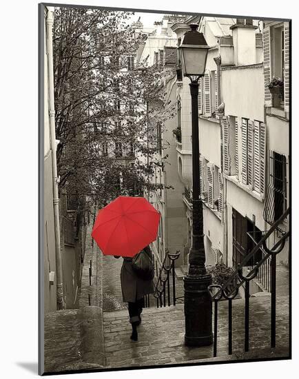 Paris Stroll II-Sue Schlabach-Mounted Art Print