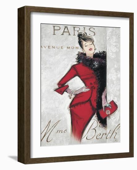 Paris Style Femme-Chad Barrett-Framed Art Print