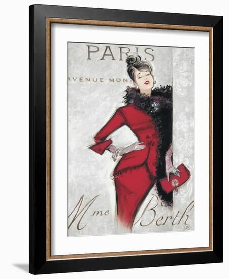 Paris Style Femme-Chad Barrett-Framed Art Print