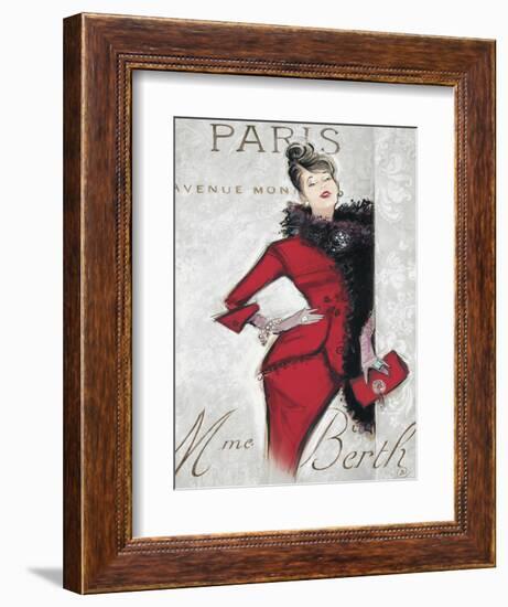 Paris Style Femme-Chad Barrett-Framed Art Print