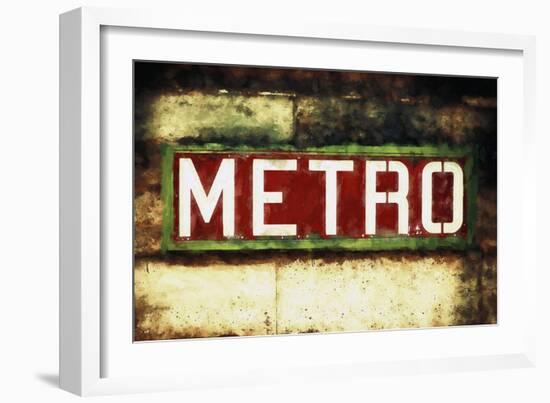 Paris Subway-Philippe Hugonnard-Framed Giclee Print
