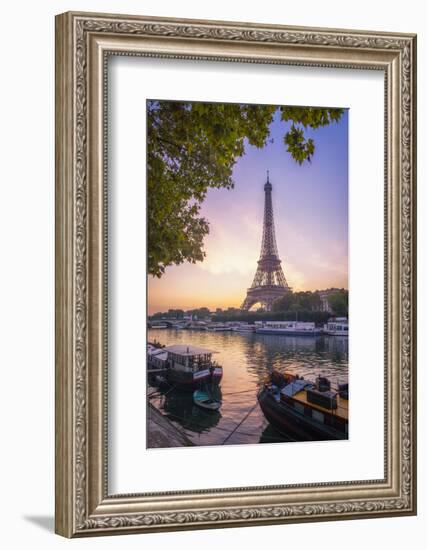 Paris sunrise-Philippe Manguin-Framed Photographic Print