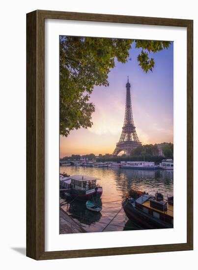 Paris sunrise-Philippe Manguin-Framed Premium Photographic Print