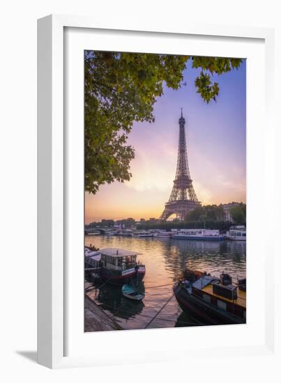 Paris sunrise-Philippe Manguin-Framed Premium Photographic Print
