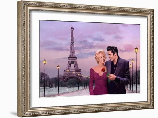 Paris Sunset-Chris Consani-Framed Art Print