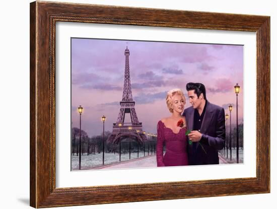 Paris Sunset-Chris Consani-Framed Art Print