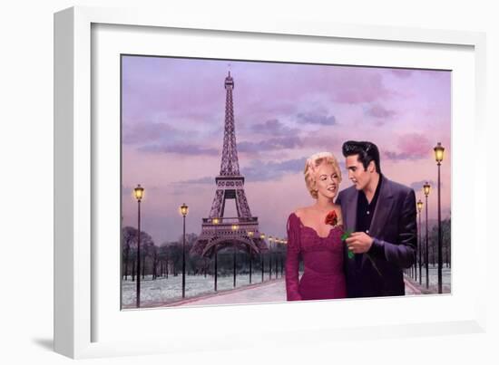 Paris Sunset-Chris Consani-Framed Art Print