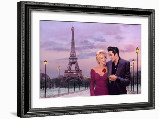 Paris Sunset-Chris Consani-Framed Art Print