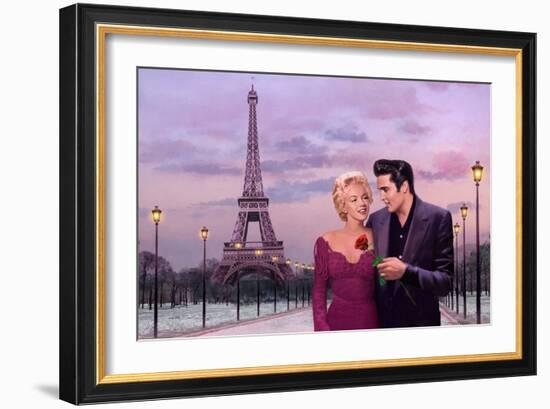 Paris Sunset-Chris Consani-Framed Art Print