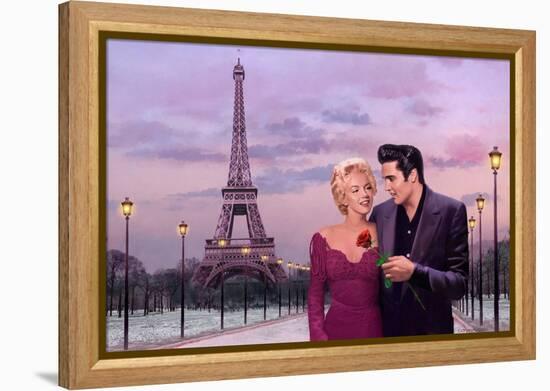 Paris Sunset-Chris Consani-Framed Stretched Canvas