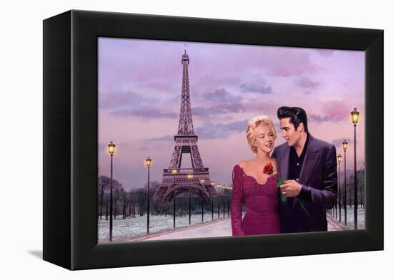 Paris Sunset-Chris Consani-Framed Stretched Canvas