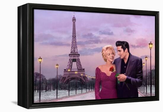 Paris Sunset-Chris Consani-Framed Stretched Canvas