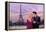 Paris Sunset-Chris Consani-Framed Stretched Canvas