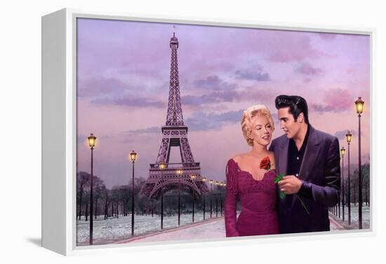 Paris Sunset-Chris Consani-Framed Stretched Canvas