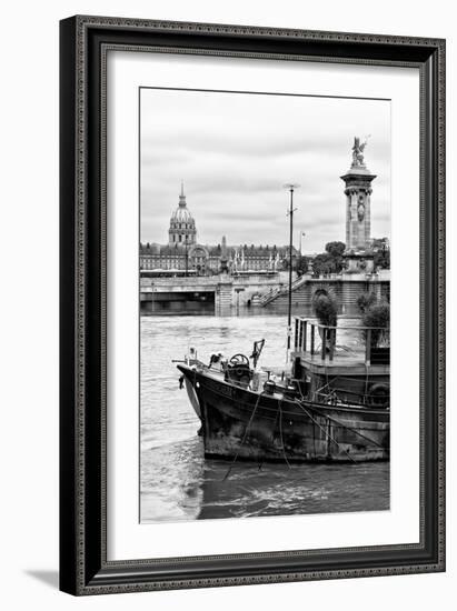 Paris sur Seine Collection - Afternoon in Paris II-Philippe Hugonnard-Framed Photographic Print