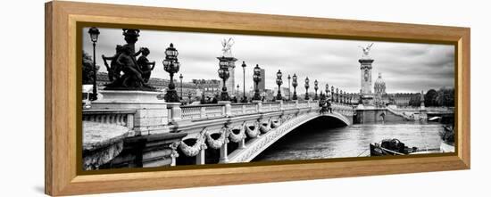 Paris sur Seine Collection - Alexandre III Bridge II-Philippe Hugonnard-Framed Premier Image Canvas