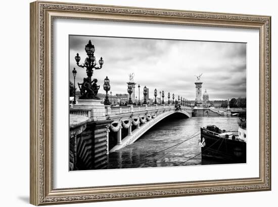 Paris sur Seine Collection - Alexandre III Bridge-Philippe Hugonnard-Framed Photographic Print