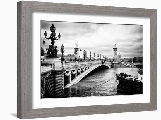 Paris sur Seine Collection - Alexandre III Bridge-Philippe Hugonnard-Framed Photographic Print