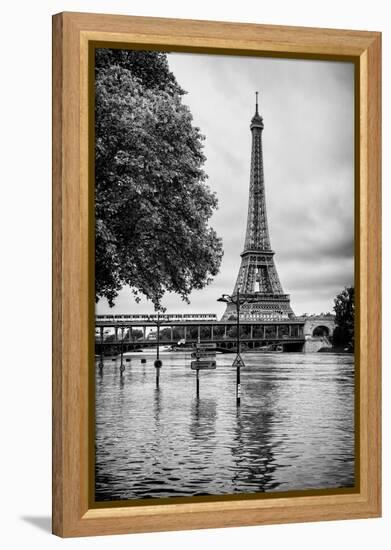 Paris sur Seine Collection - Along the Seine IV-Philippe Hugonnard-Framed Premier Image Canvas