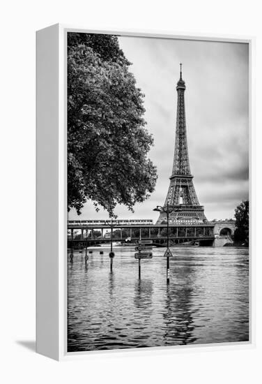 Paris sur Seine Collection - Along the Seine IV-Philippe Hugonnard-Framed Premier Image Canvas