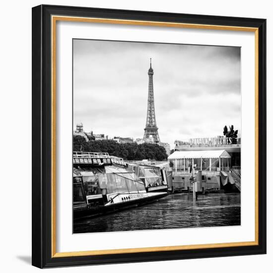 Paris sur Seine Collection - Bateaux Mouches I-Philippe Hugonnard-Framed Photographic Print