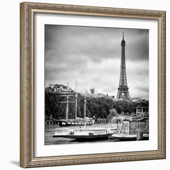 Paris sur Seine Collection - Bateaux Mouches VII-Philippe Hugonnard-Framed Photographic Print